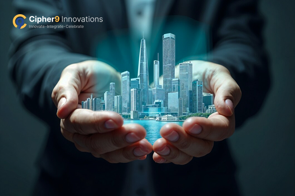 Real estate tokenization transforming property into digital assets with blockchain solutions by Cipher9 Innovations