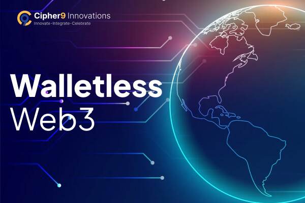 Blockchain without private keys concept.