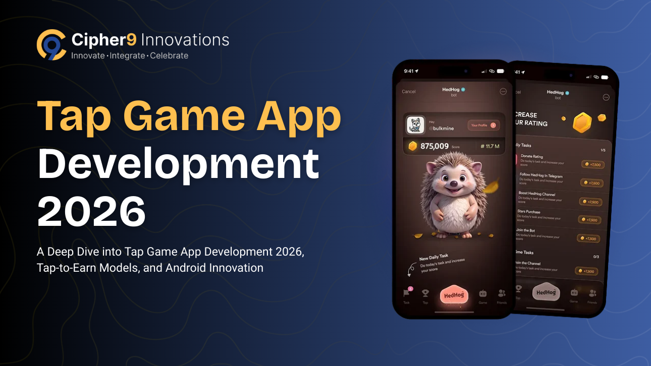 Tap Game App Development 2026 concept illustration